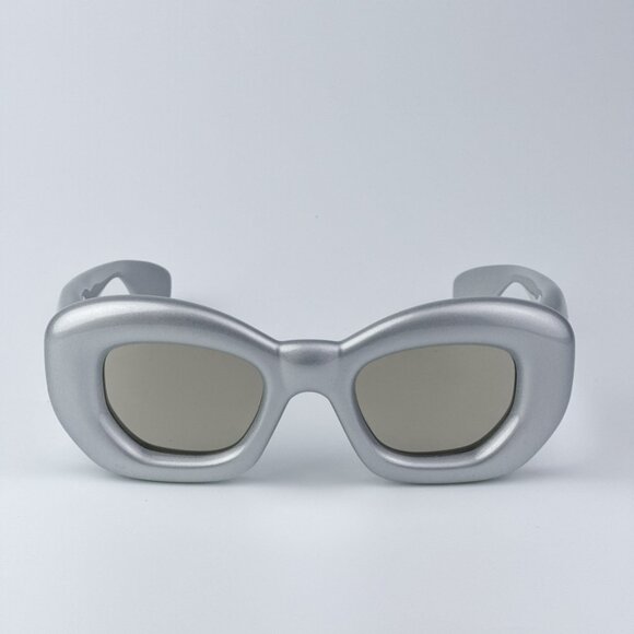 Loewe Women  BRAND NEW Sunglasses LW40117I 20C Metallized Grey Smoke Mirror